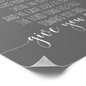 Poster Le Seigneur Vous Bénit Et Vous Garde, Numéros 6:24 (Coin)