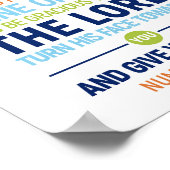 Poster Le Seigneur Vous Bénit Et Vous Garde, Numéros 6:24 (Coin)