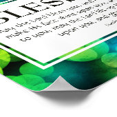 Poster LE SEIGNEUR VOUS BLESSE | Numéros 6:24-26 BÉNÉDICT (Coin)