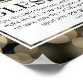 Poster LE SEIGNEUR VOUS BLESSE Numéros 6:24-26 BÉNÉDICTIO (Coin)