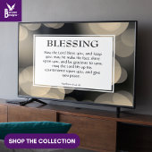 Poster LE SEIGNEUR VOUS BLESSE Numéros 6v24-26 Christian