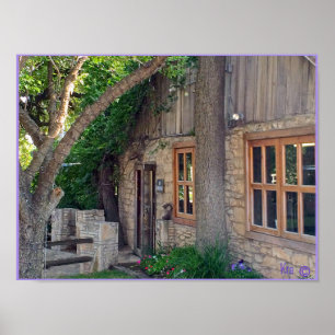 Poster Le sel lèchent le BBQ - à la maison du BBQ