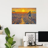 Poster Le Semeur par Vincent van Gogh (Bureau à domicile)