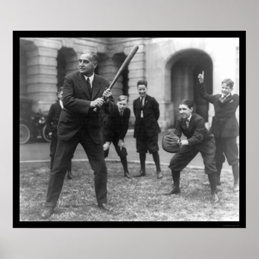 Poster Le Sénateur Joue Au Baseball 1924 (Devant)