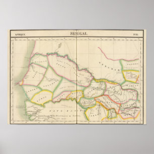 Poster Le Sénégal Afrique