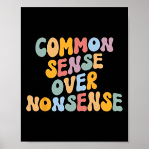 Poster Le Sens Commun Sur Les Abandons De Kamala Harris 2