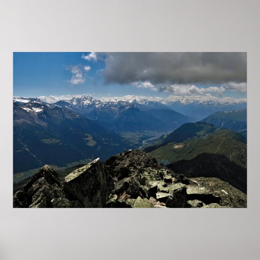 Poster Le sentier de l'Unesco Aletsch (Devant)