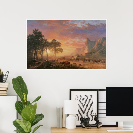 POSTER LE SENTIER D'OREGON (Bureau à domicile)