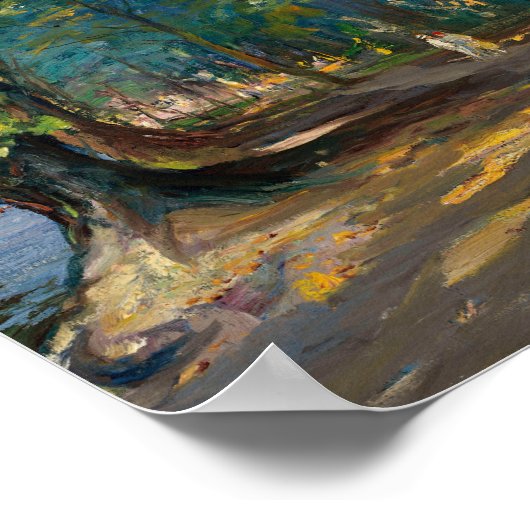 Poster Le sentier du fleuve | Sir John Lavery (Coin)