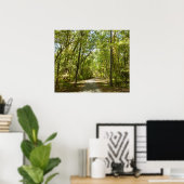 Poster Le sentier du lac Kittamaquandi à Columbia Marylan (Bureau à domicile)