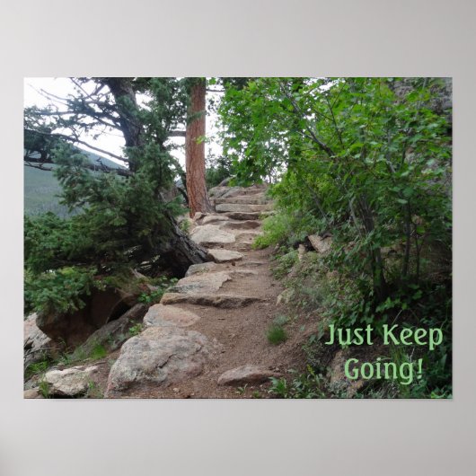 Poster Le sentier est moins parcouru. (Devant)