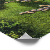 Poster Le sentier Mohawk approche du sommet de Shelburne (Coin)