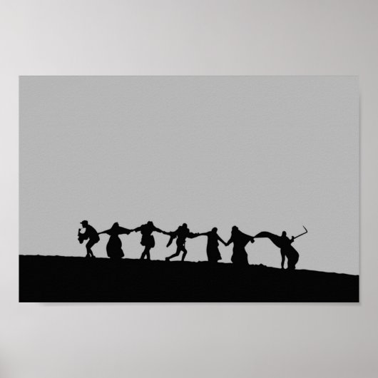 Poster Le septième sceau d'Ingmar Bergman (Devant)