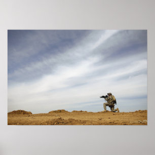 Poster Le sergent assure la sécurité