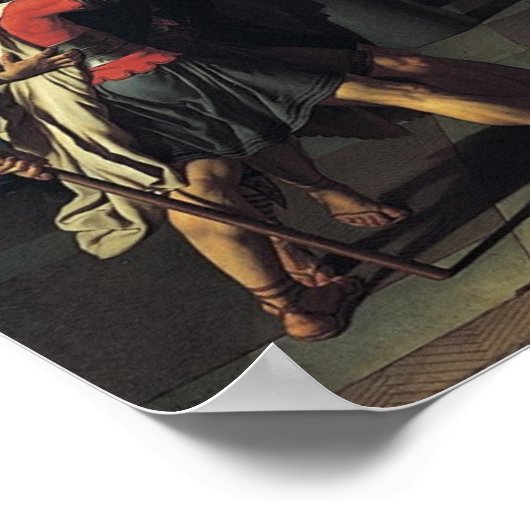 Poster Le serment d'Horatii (Coin)