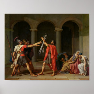 Poster Le serment d'Horatii, 1784