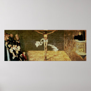 Poster Le sermon de Martin Luther