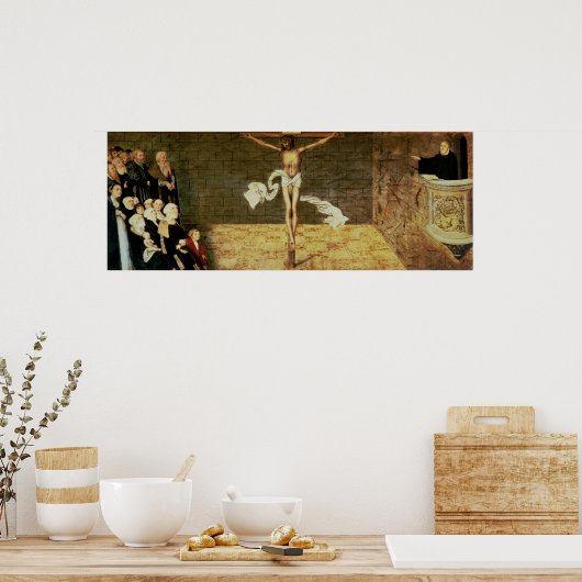 Poster Le sermon de Martin Luther (Cuisine)