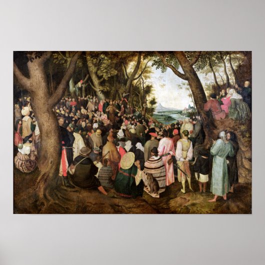 Poster Le Sermon de Saint Jean le Baptiste (Devant)