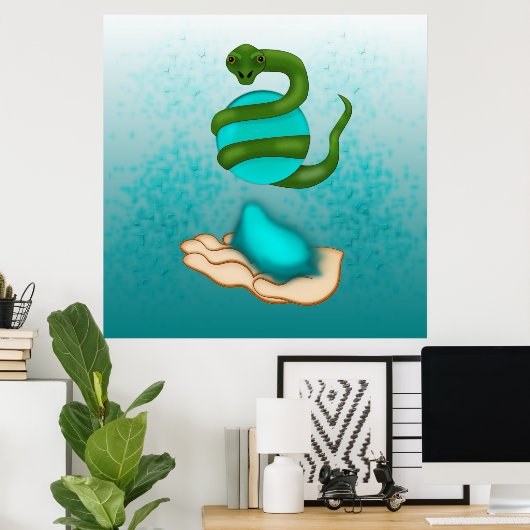 Poster Le serpent (Bureau à domicile)