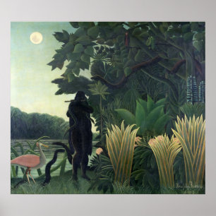 Poster Le serpent charer, 1907