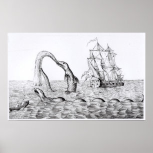 Poster Le serpent de mer