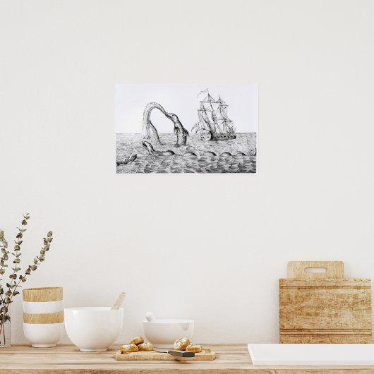 Poster Le Serpent De Mer (Cuisine)