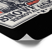 Poster Le service de suppression des flocs de neige de Tr (Coin)