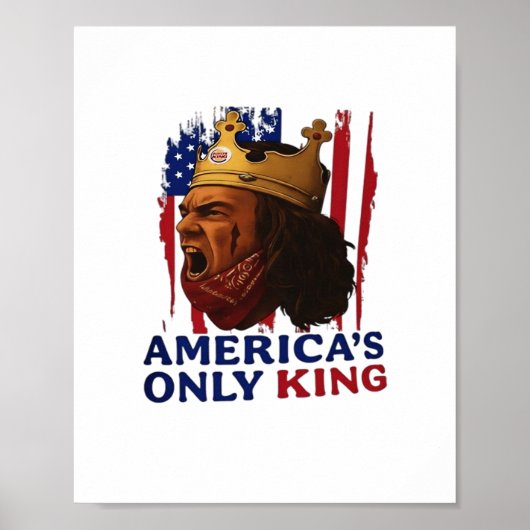 Poster Le seul roi d'Amérique (Devant)