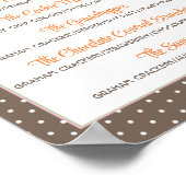 Poster Le sexe de S'Mores révèle le menu baby shower bonf (Coin)