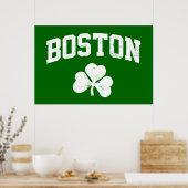 Poster le shamrock clover de boston irish st patrick (Cuisine)