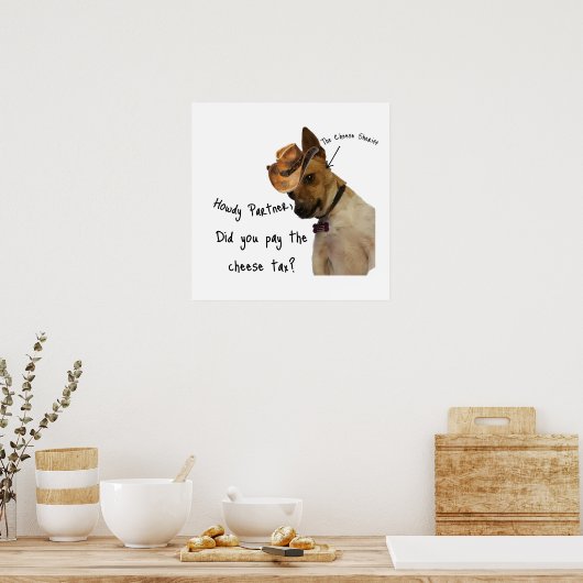 Poster Le shérif au fromage (Cuisine)