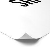 Poster Le Shitake Arrive Un Jeu De Champignons Drôle (Coin)