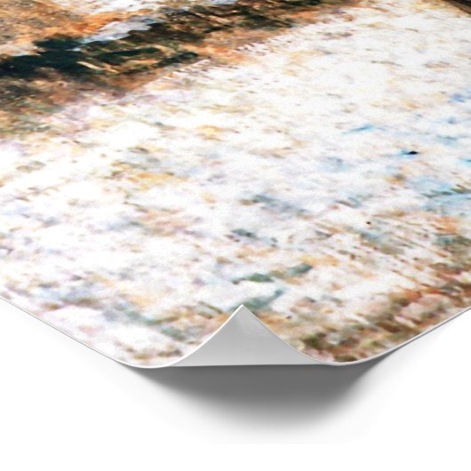 Poster Le Sidaner : Maison en Neige (Coin)