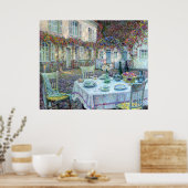 Poster Le Sidaner : Table avec Roses à Gerberoy (Cuisine)