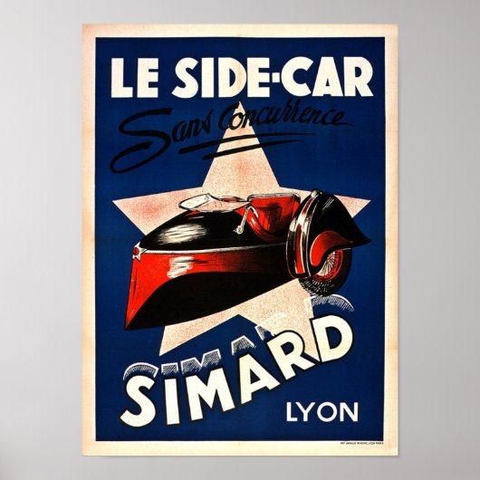 Poster Le Side Car (Devant)