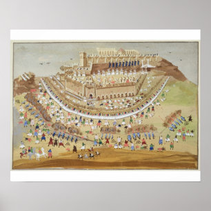 Poster Le siège d'Athènes en 1827, de l'imagé salut
