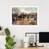 Poster Le siège d'Atlanta — Guerre civile (Bureau à domicile)