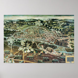 Poster Le siège de Chartres en 1568