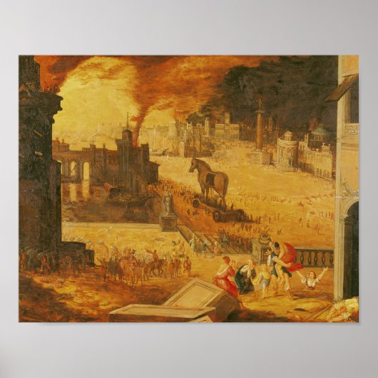 Poster Le siège de Troie (Devant)