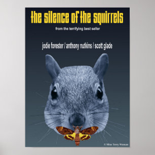 Poster Le silence des écureuils - une parodie