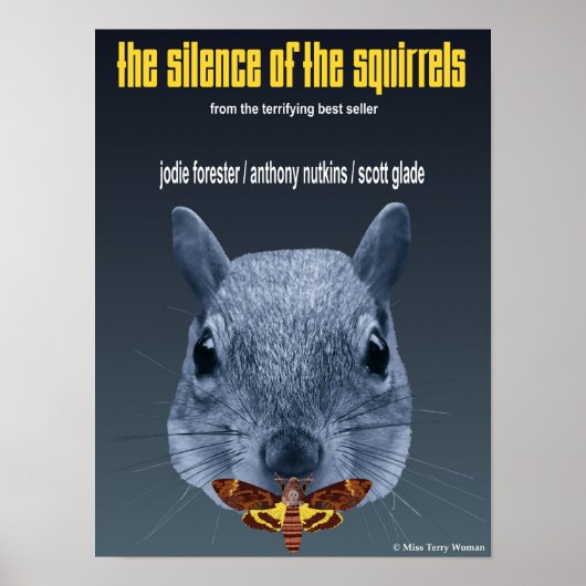 Poster Le silence des écureuils - une parodie (Devant)