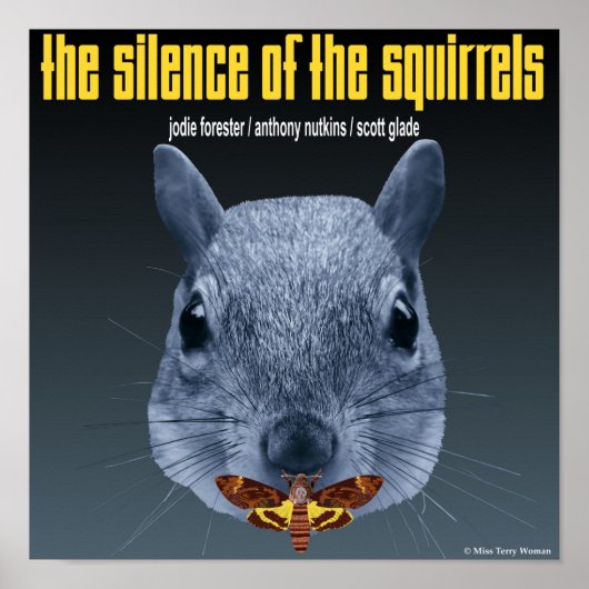 Poster Le silence des écureuils - une parodie (Devant)