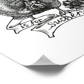 Poster LE SILENCE EST POUR LES SUCKERS : L'art du tatouag (Coin)