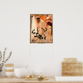 Poster LE SILLON Libre Esthetique 1895 Fernand Toussaint (Cuisine)