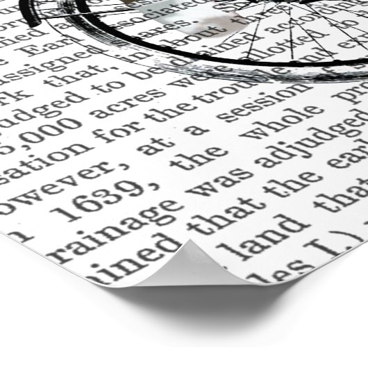 Poster Le singe de choc sur vélo (Coin)