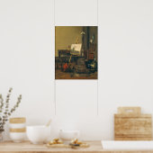 Poster Le singe du peintre (Cuisine)