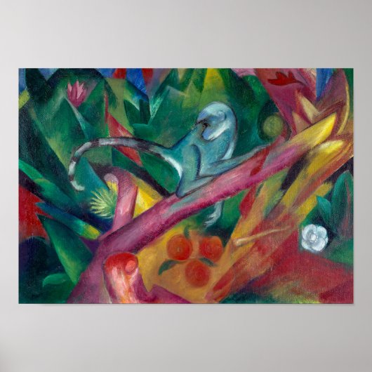 Poster Le singe | Franz Marc | (Devant)