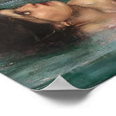 Poster Le Siren John William Waterhouse Art (Coin)