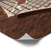 Poster Le site d'atterrissage du rover (Coin)